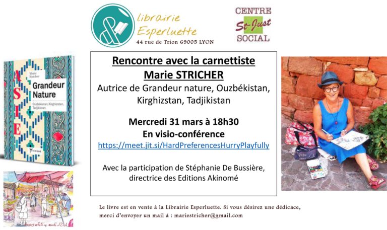 Lire la suite à propos de l’article Visio-conférence avec Marie Stricher