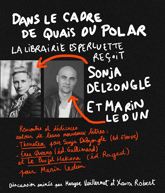 You are currently viewing Sonja Delzongle et Marin Ledun : Quais du Polar 2023