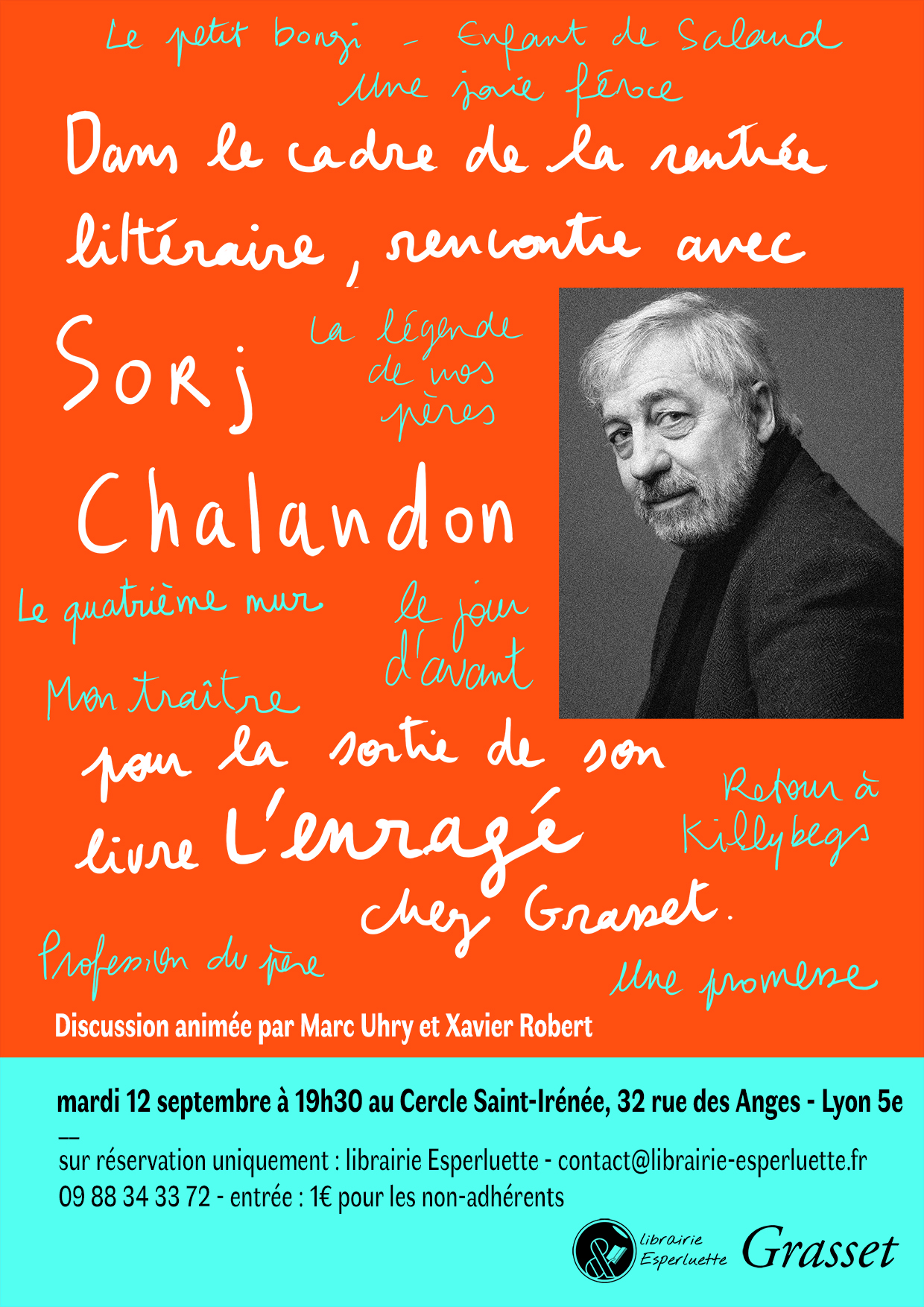 You are currently viewing Rencontre avec Sorj Chalandon