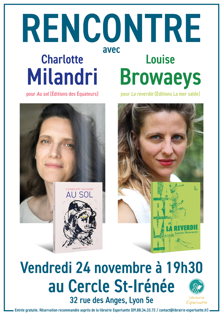 You are currently viewing Rencontre croisée avec Louise Browaeys et Charlotte Milandri