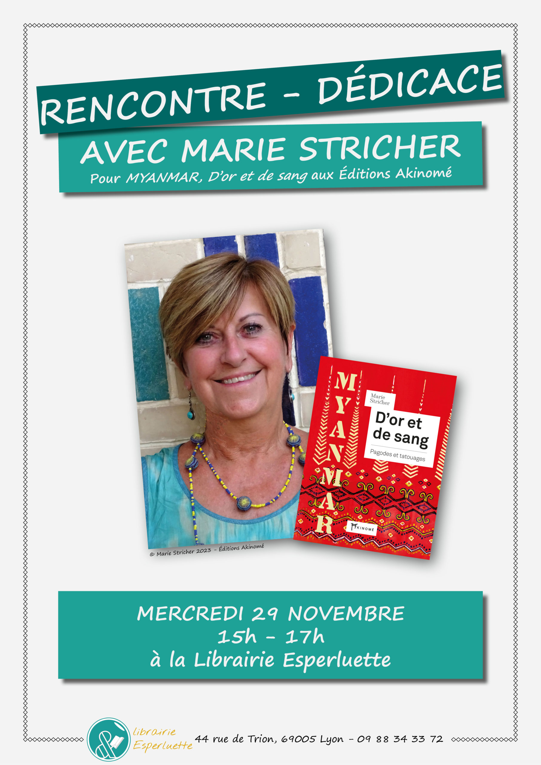 You are currently viewing Rencontre-dédicaces avec Marie Stricher