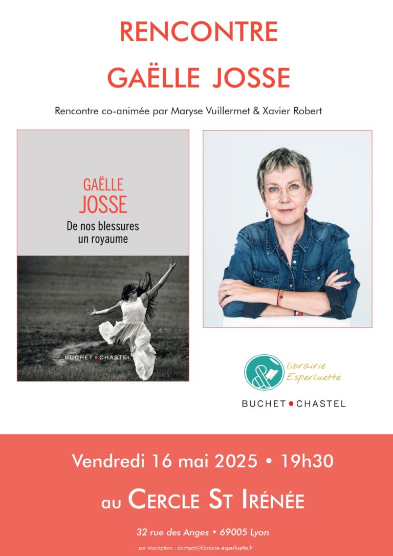 Lire la suite à propos de l’article Rencontre avec Gaëlle Josse