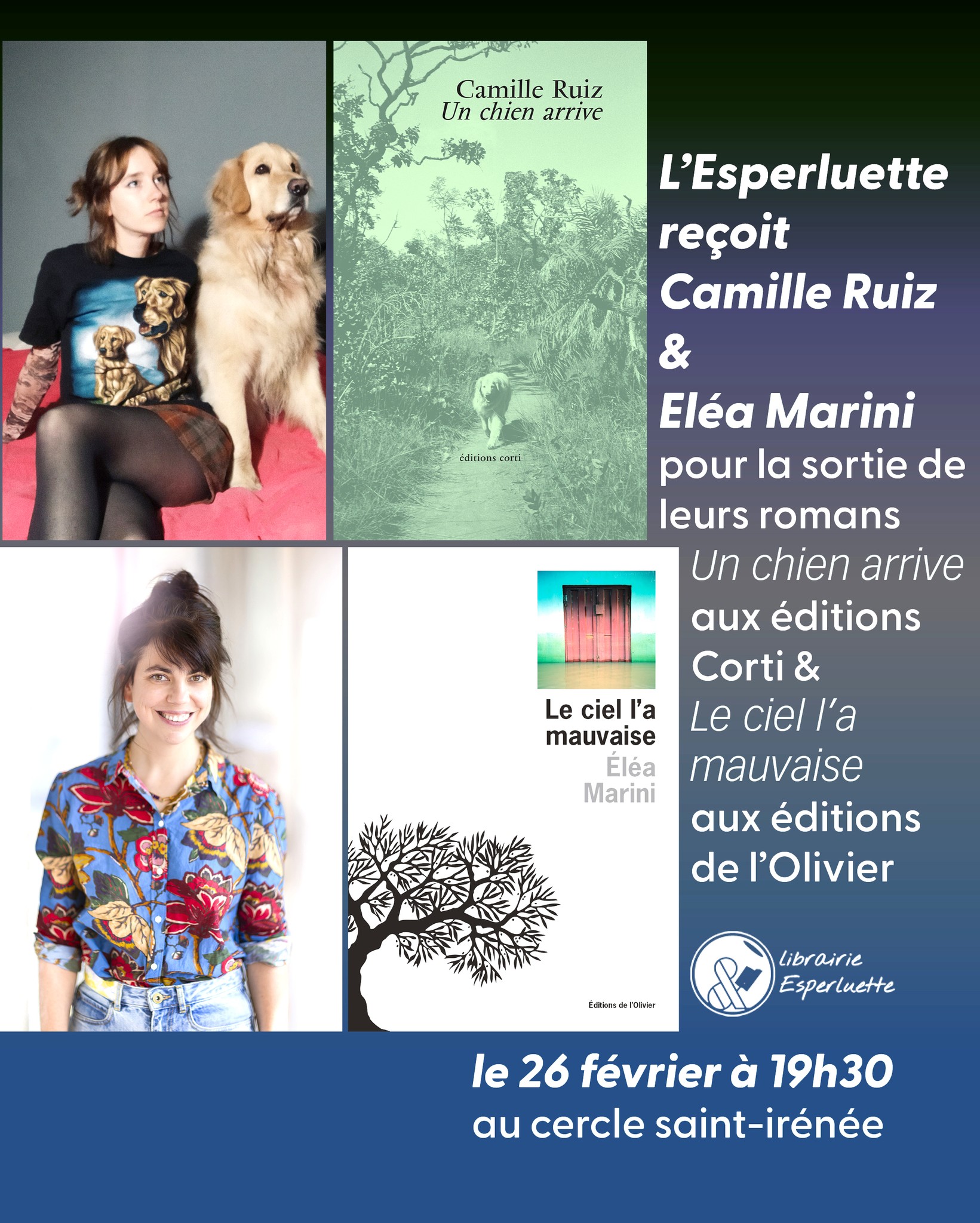 You are currently viewing Rencontre croisée entre Eléa Marini et Camille Ruiz