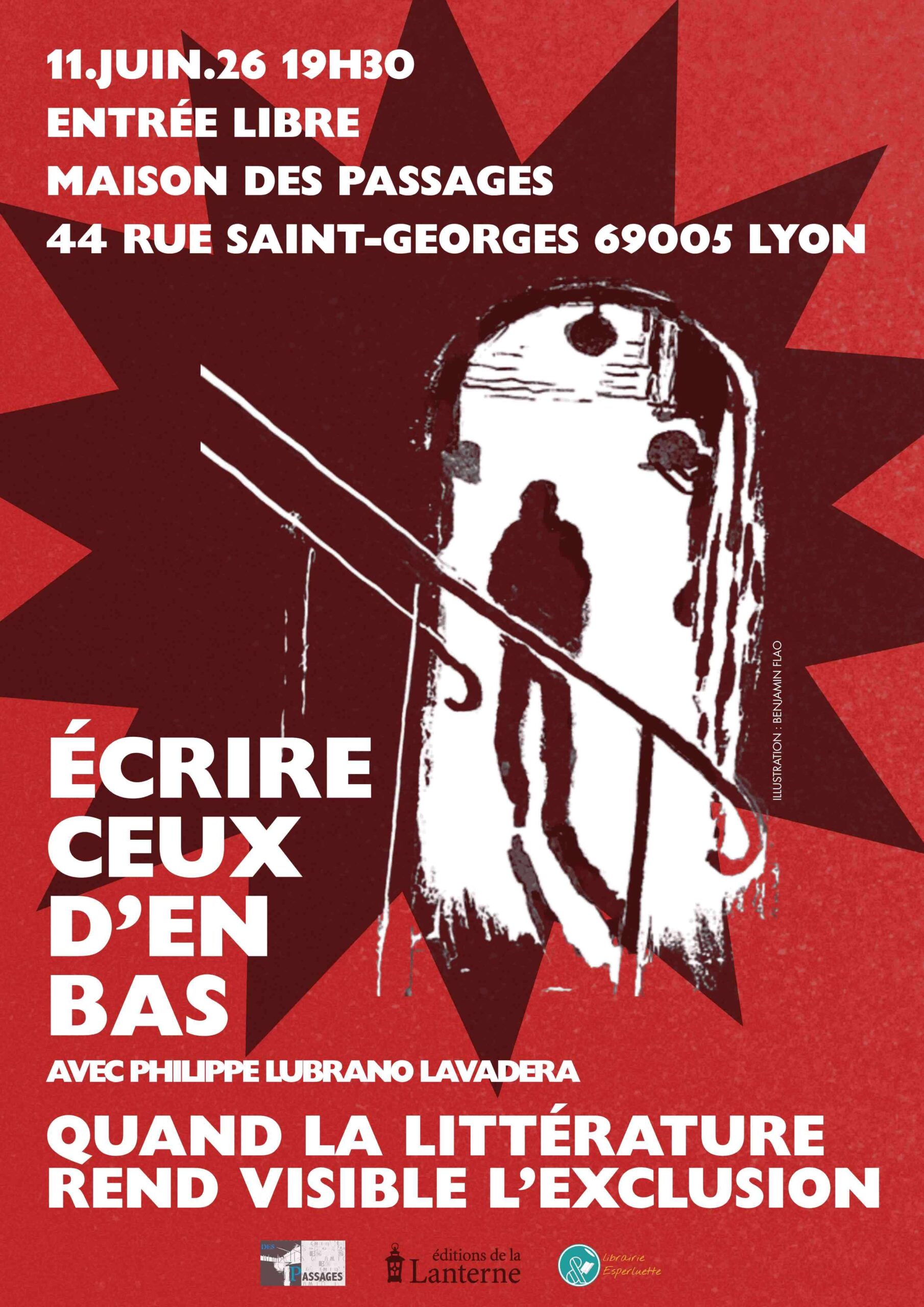 Lire la suite à propos de l’article Rencontre avec Philippe Lubrano Lavadera pour « Fragments d&rsquo;en bas », éditions de la Lanterne